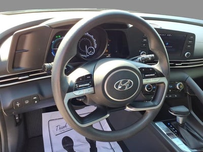 2022 Hyundai Elantra Hybrid Blue